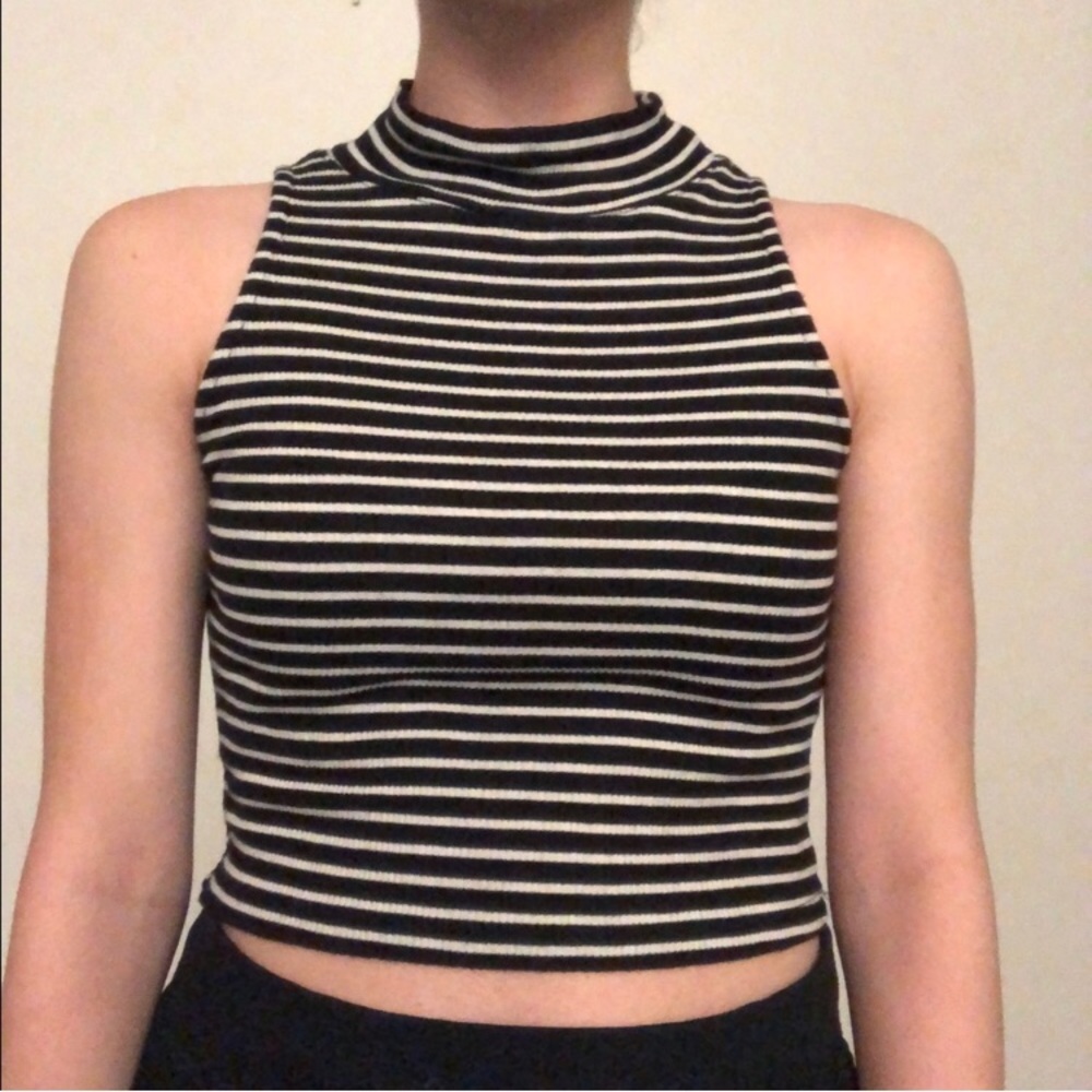 Brandy Melville Striped Turtleneck